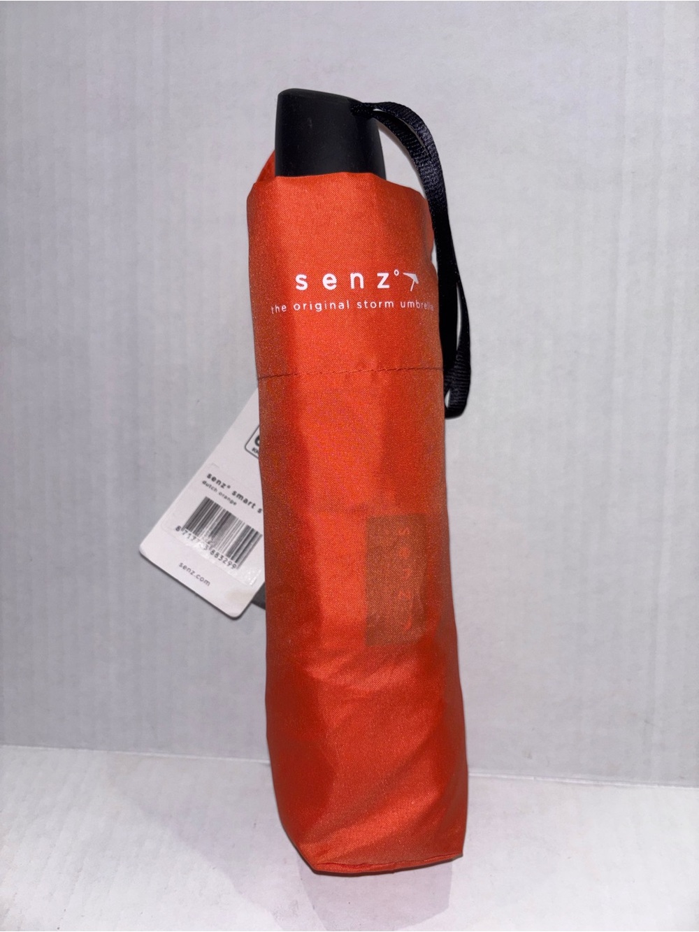 Senz Compact Storm Umbrella - Orange/Smart S